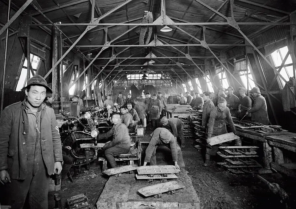 Trabajadores chinos de la Legi&oacute;n Extranjera en la Primera Guerra Mundial