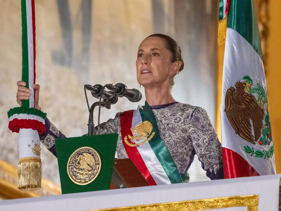  La presidenta Claudia Sheinbaum encabeza &ldquo;el grito&rdquo; de Independencia por primera vez - Rodrigo Gonz&aacute;lez 