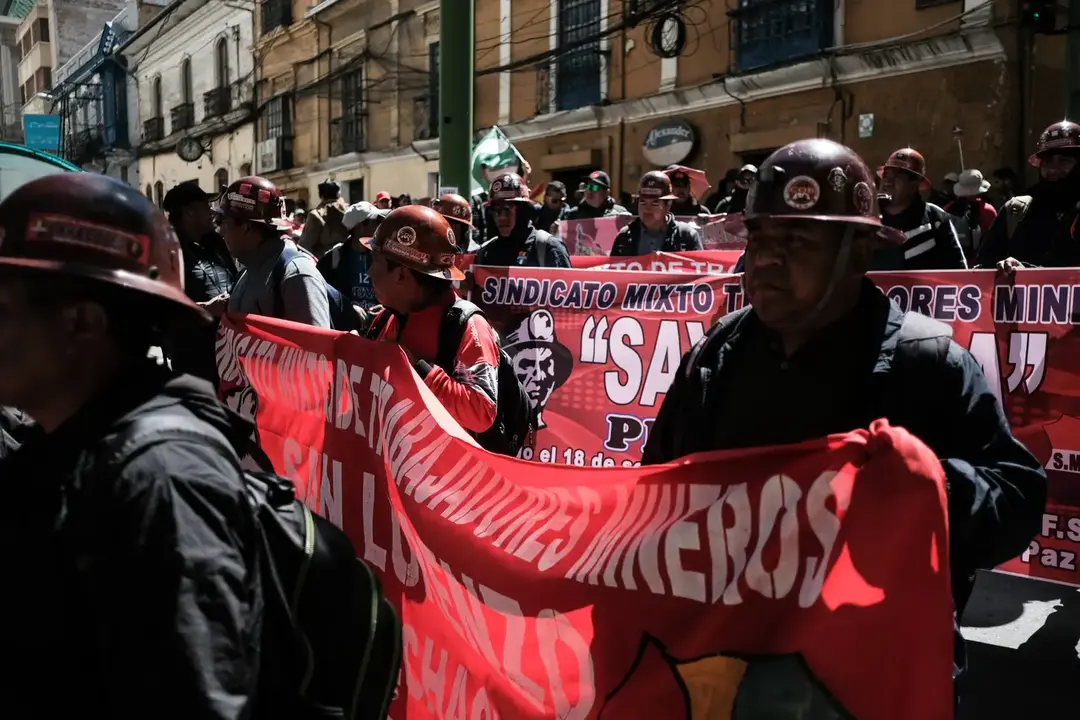 Protesas en La Paz, Bolivia, contra las pol&iacute;ticas neoliberales del gobierno autoritario de Rodrigo Paz Pereira, 6 mayo de 2026 &ndash; Anadolu Ajansı.