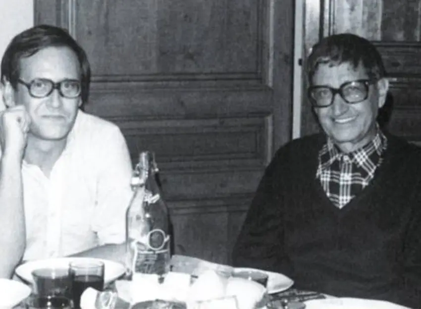 Paco Fern&aacute;ndez Buey y Manuel Sacrist&aacute;n.