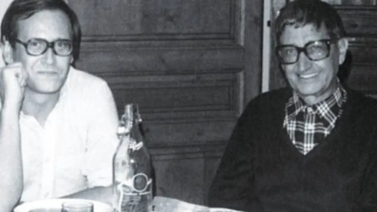 Paco Fern&aacute;ndez Buey y Manuel Sacrist&aacute;n.