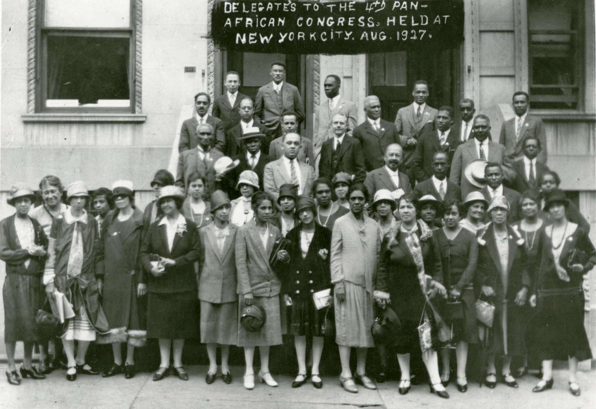 Delegados para la IV Conferencia Panafricana en Nueva York, 1927. Wikimedia Commons